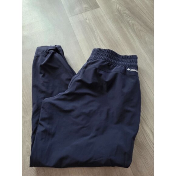 Columbia Blue Pleasant Creek Warm Lined  Jogger Pants L Omni Shield - Picture 1 of 5